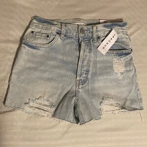 PacSun Light Wash Distressed Jean Shorts